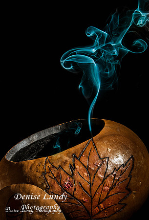 Day 88: Teal Smoke in Gourd